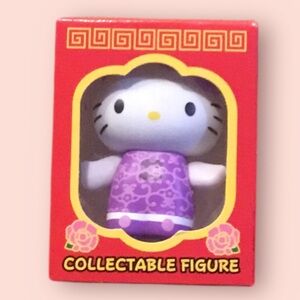 Sanrio Hello Kitty Lunar New Year Collectible Figure (Purple Dress)
